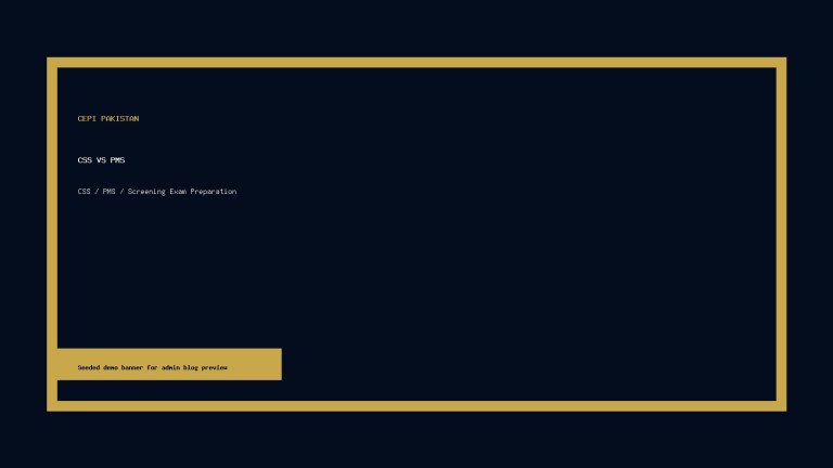 CSS vs PMS Banner